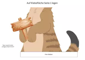 Vorschau - Mal- und Bastelvorlagen - Türschild Erdmännchenklasse - Seite 2