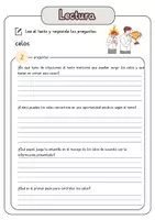 Vista previa - Hojas de trabajo - Comprensión lectora – celos + soluciones - página 3