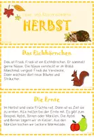 Vorschau - Stationenlernen - Lese- und Abschreibkartei Herbst 2. Klasse - Seite 2