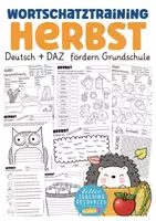 Vorschau - Arbeitsblätter - Herbst Wortschatztraining Deutsch DAZ - Deckblatt