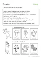 Vorschau - Arbeitsblätter - Herbst Lesetexte und Kreativaufgaben 2. Klasse Deutsch DAZ - Seite 3
