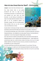 Vorschau - Stundenentwürfe - Sek 1 Great Barrier Reef Ökologie Umwelt Artenschutz Nachhaltigkeit - Seite 2