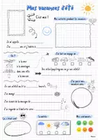 Vorschau - Arbeitsblätter - Sketchnotes: Mes vacances d'été - Seite 3