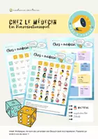 Vorschau - Spiele - Chez le médecin: Ein Konversationsspiel (passend zu Dis donc! 7, unité 5) - Deckblatt