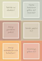 Vorschau - Interaktives Material - Gesprächskarten Sommerferien für den Türkischunterricht - Seite 1