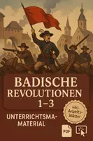 Vorschau - Arbeitsblätter - Badische Revolutionen 1848/1849 - Deckblatt