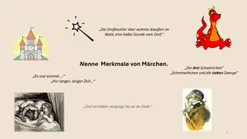 Vorschau - Arbeitsblätter - Märchen - Merkmale und eigenes Schreiben - Seite 3
