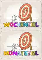 Vorschau - Arbeitsblätter - Ziele und Tracker: smart formuliert im Comic Stil - Seite 3