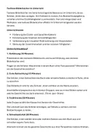 Vorschau - Stundenentwürfe - Lesebegleitheft zum textlosen Bilderbuch: Der rote Regenschirm - Seite 1