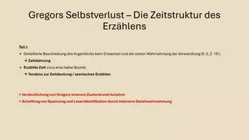 Vorschau - Arbeitsblätter - Zeit und Figur Gregor Samsa in Franz Kafka "Die Verwandlung" - Seite 2