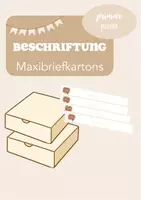 Vorschau - Anderer Materialtyp - Beschriftung Briefkartons I Themen Englischunterricht - Deckblatt