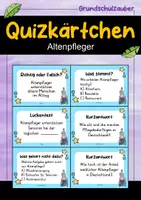 Vorschau - Spiele - Altenpfleger MEGABUNDLE Materialpaket - Wissenskartei, Lückentext, Steckbrief, Suchsel, Quizkarten - Seite 1