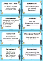 Vorschau - Arbeitsblätter - Anwalt MEGABUNDLE Materialpaket - Wissenskartei, Lückentext, Steckbrief, Suchsel, Quizkarten - Seite 3