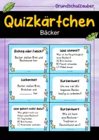 Vorschau - Stationenlernen - Bäcker MEGABUNDLE Materialpaket - Wissenskartei, Lückentext, Steckbrief, Suchsel, Quizkarten - Seite 1