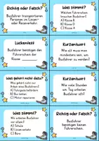 Vorschau - Spiele - Busfahrer MEGABUNDLE Materialpaket - Wissenskartei, Lückentext, Steckbrief, Suchsel, Quizkarten - Seite 2