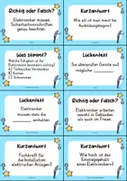 Vorschau - Arbeitsblätter - Elektroniker MEGABUNDLE Materialpaket - Wissenskartei, Lückentext, Steckbrief, Suchsel, Quizkarten - Seite 3