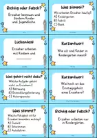Vorschau - Arbeitsblätter - Erzieher MEGABUNDLE Materialpaket - Wissenskartei, Lückentext, Steckbrief, Suchsel, Quizkarten - Seite 2