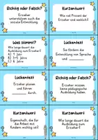 Vorschau - Arbeitsblätter - Erzieher MEGABUNDLE Materialpaket - Wissenskartei, Lückentext, Steckbrief, Suchsel, Quizkarten - Seite 3