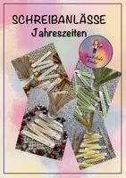 Vorschau - Stationenlernen - Schreibimpulse verschiedene Jahreszeiten - Deckblatt