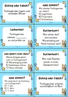 Vorschau - Arbeitsblätter - Fachlagerist MEGABUNDLE Materialpaket - Wissenskartei, Lückentext, Steckbrief, Suchsel, Quizkarten - Seite 2