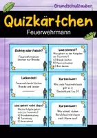 Vorschau - Arbeitsblätter - Feuerwehrmann MEGABUNDLE Materialpaket - Wissenskartei, Lückentext, Steckbrief, Suchsel, Quizkarten - Seite 1