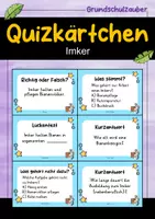 Vorschau - Arbeitsblätter - Imker MEGABUNDLE Materialpaket - Wissenskartei, Lückentext, Steckbrief, Suchsel, Quizkarten - Seite 1