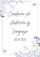 Vista previa - Hojas de trabajo - Planificador docente 25-26 Audición y Lenguaje - página 1