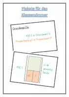 Vorschau - Poster - Grundbegriffe Prozentrechnen - Übersichtsplakate - Deckblatt