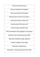 Vorschau - Spiele - Present perfect - Spiel - Seite 1