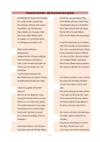 Vorschau - Arbeitsblätter - Schiller: Die Kraniche des Ibykus (Text und Arbeitsblatt) - Seite 1