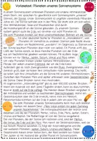 Vorschau - Arbeitsblätter - Planeten Hörweg Sachunterricht, Sonnensystem Sachtext, Hörverstehen, Hörverständnis - Seite 2