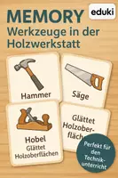 Vorschau - Präsentationen/Tafelbilder - Memory-Spiel Holzwerkstatt - idealer Einstieg - Deckblatt