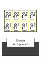 Vorschau - Spiele - Karten - Verb pouvoir - Deckblatt