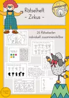 Vorschau - Arbeitsblätter - Vorschule Rätsel Zirkus Heft 1. Klasse - Deckblatt