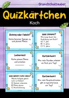 Vorschau - Spiele - Koch MEGABUNDLE Materialpaket - Wissenskartei, Lückentext, Steckbrief, Suchsel, Quizkarten - Seite 1