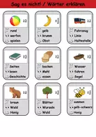 Vorschau - Spiele - Sag es nicht Buchstabe B - DaZ/DaF, Deutsch (Spiel) - Seite 1