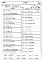 Vorschau - Arbeitsblätter - Blitzlesen Sommer (dreifach differenziert, Lesen und Zeit stoppen) - Seite 3