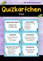 Vorschau - Arbeitsblätter - Pilot MEGABUNDLE Materialpaket - Wissenskartei, Lückentext, Steckbrief, Suchsel, Quizkarten - Seite 1