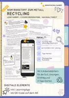 Vorschau - Arbeitsblätter - Vom Erz zum Metall - Recycling von Metallen - Handys für Gorillas - Deckblatt