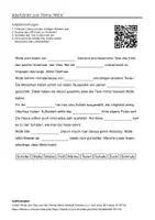 Vorschau - Arbeitsblätter - Lernposter + Arbeitsblätter zum Thema "Wolle" + Lösung & MP3 + Mindmap + Infografik - Seite 1