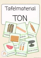 Vorschau - Präsentationen/Tafelbilder - Tafelmaterial Ton - Deckblatt