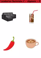 Vorschau - Arbeitsblätter - Materialpaket - Lesen Buchstabe C - DaZ/DaF, Deutsch, Sachunterricht - Seite 3
