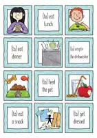 Vorschau - Stationenlernen - Daily Routines / Activities / Matching Pairs - Seite 3