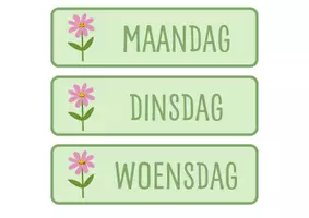 Voorbeeld - Bordkalender thema bloemen - Pagina 2