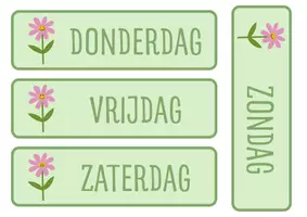 Voorbeeld - Bordkalender thema bloemen - Pagina 3