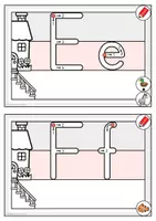 Vorschau - Arbeitsblätter - Buchstabenweg DRUCKSCHRIFT - Schreibrichtung - Seite 3