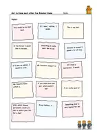 Vorschau - Arbeitsblätter - Get to Know Each Other - Ice Breaker Game - Deckblatt