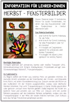 Vorschau - Mal- und Bastelvorlagen - Herbst - Fensterbilder (verschiedene Bastelvorlagen) - Seite 1