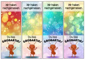 Vorschau - Anderer Materialtyp - Ameisenklasse Motivationskärtchen für ein Lineal - Seite 3