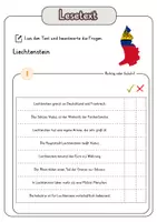 Vorschau - Arbeitsblätter - Materialpaket Die Länder unserer Welt - Europa | 50x Leseverständnis + Lösungen zu allen Ländern Europas - Seite 3